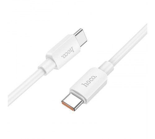 Дата кабель Hoco X96 Hyper Type-C to Type-C 100W (1m) White Дата кабель Hoco X96 Hyper Type-C to Type-C 100W (1m) White