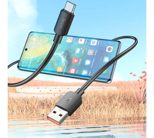 Дата кабель Hoco X96 Hyper USB to Type-C 100W (1m) Black Дата кабель Hoco X96 Hyper USB to Type-C 100W (1m) Black