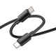 Дата кабель Hoco X96 Hyper Type-C to Type-C 60W (1m) Black