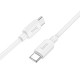 Дата кабель Hoco X96 Hyper Type-C to Type-C 60W (1m) White