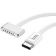 Дата кабель Hoco X103 magnetic Type-C to Mag3 140W (2m) White