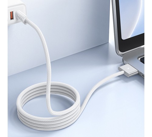 Дата кабель Hoco X103 magnetic Type-C to Mag3 140W (2m) White