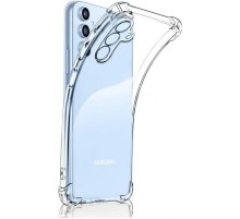 TPU чохол GETMAN Ease logo посилені кути Full Camera для Samsung Galaxy A35 Безбарвний (прозорий)
