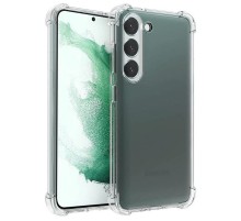 TPU чохол GETMAN Ease logo посилені кути Full Camera для Samsung Galaxy S23+ Безбарвний (прозорий)
