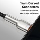 Дата кабель Baseus Cafule Metal Data USB to Type-C 66W (0.25m) (CAKF00000) Black