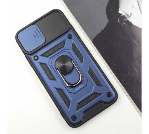 Ударостійкий чохол Camshield Serge Ring для Apple iPhone 13 Pro (6.1") Синій Ударостійкий чохол Camshield Serge Ring для Apple iPhone 13 Pro (6.1") Синій
