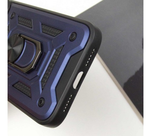 Ударостійкий чохол Camshield Serge Ring для Apple iPhone 13 Pro (6.1") Синій Ударостійкий чохол Camshield Serge Ring для Apple iPhone 13 Pro (6.1") Синій