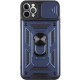 Ударостійкий чохол Camshield Serge Ring для Apple iPhone 13 Pro (6.1") Синій