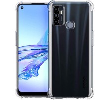 TPU чохол GETMAN Ease logo посилені кути Full Camera для Oppo A53 / A32 / A33 Безбарвний (прозорий)