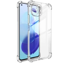 TPU чохол GETMAN Ease logo посилені кути Full Camera для Xiaomi Mi 11 Lite Безбарвний (прозорий)
