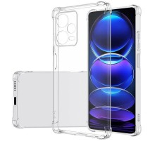 TPU чохол GETMAN Ease logo посилені кути Full Camera для Xiaomi Redmi Note 12 Pro+ 5G Безбарвний (прозорий)