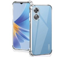 TPU чохол GETMAN Ease logo посилені кути Full Camera для Oppo A58 4G Безбарвний (прозорий)