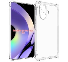 TPU чохол GETMAN Ease logo посилені кути Full Camera для Realme 10 Pro+ Безбарвний (прозорий)