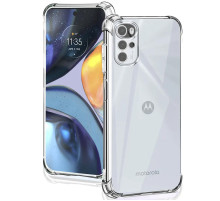 TPU чохол GETMAN Ease logo посилені кути Full Camera для Motorola Moto G22 Безбарвний (прозорий)