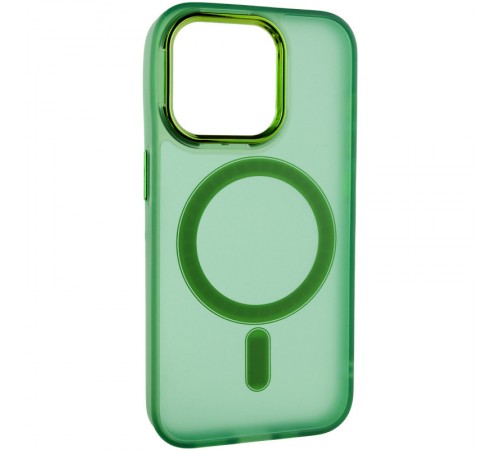 Чохол TPU+PC Lily with MagSafe для Apple iPhone 12 Pro Max (6.7") Army Green Чохол TPU+PC Lily with MagSafe для Apple iPhone 12 Pro Max (6.7") Army Green