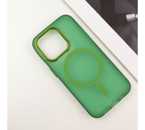 Чохол TPU+PC Lily with MagSafe для Apple iPhone 12 Pro Max (6.7") Army Green Чохол TPU+PC Lily with MagSafe для Apple iPhone 12 Pro Max (6.7") Army Green