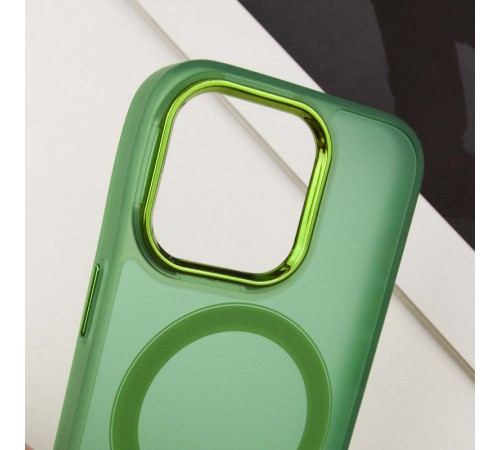 Чохол TPU+PC Lily with MagSafe для Apple iPhone 12 Pro Max (6.7") Army Green Чохол TPU+PC Lily with MagSafe для Apple iPhone 12 Pro Max (6.7") Army Green