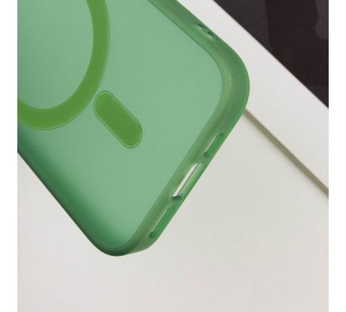 Чохол TPU+PC Lily with MagSafe для Apple iPhone 12 Pro Max (6.7") Army Green Чохол TPU+PC Lily with MagSafe для Apple iPhone 12 Pro Max (6.7") Army Green