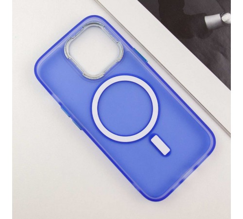 Чохол TPU+PC Lily with MagSafe для Apple iPhone 14 Pro Max (6.7") Blue Чохол TPU+PC Lily with MagSafe для Apple iPhone 14 Pro Max (6.7") Blue
