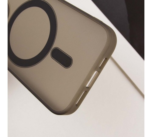 Чохол TPU+PC Lily with MagSafe для Apple iPhone 14 Pro Max (6.7") Dark Gray Чохол TPU+PC Lily with MagSafe для Apple iPhone 14 Pro Max (6.7") Dark Gray