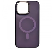 Чохол TPU+PC Lily with MagSafe для Apple iPhone 14 Pro Max (6.7") Deep Purple
