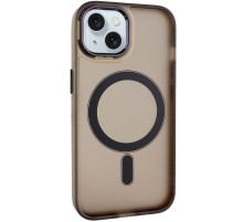 Чохол TPU+PC Lily with MagSafe для Apple iPhone 15 (6.1") Dark Gray