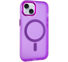 Чохол TPU+PC Lily with MagSafe для Apple iPhone 15 (6.1") Purple