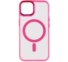 Чохол TPU Iris with MagSafe для Apple iPhone 15 (6.1") Малиновий