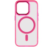 Чохол TPU Iris with MagSafe для Apple iPhone 15 Pro (6.1") Малиновий