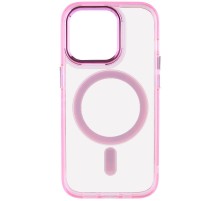 Чохол TPU Iris with MagSafe для Apple iPhone 15 Pro (6.1") Рожевий