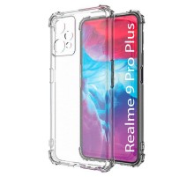 TPU чохол GETMAN Ease logo посилені кути Full Camera для Realme 9 Pro Безбарвний (прозорий)