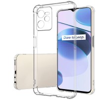 TPU чохол GETMAN Ease logo посилені кути Full Camera для Realme C35 Безбарвний (прозорий)