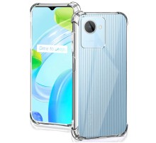 TPU чохол GETMAN Ease logo посилені кути Full Camera для Realme C30 Безбарвний (прозорий)