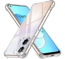 TPU чохол GETMAN Ease logo посилені кути Full Camera для Realme C33 Безбарвний (прозорий)