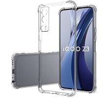 TPU чохол GETMAN Ease logo посилені кути Full Camera для Vivo iQOO Z3 Безбарвний (прозорий)