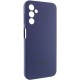 Чохол Silicone Cover Lakshmi Full Camera (AAA) with Logo для Samsung Galaxy A24 4G Темно-синій / Midnight blue