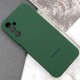 Чохол Silicone Cover Lakshmi Full Camera (AAA) with Logo для Samsung Galaxy A24 4G Зелений / Cyprus Green