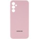 Чохол Silicone Cover Lakshmi Full Camera (AAA) with Logo для Samsung Galaxy A34 5G Рожевий / Pink Sand