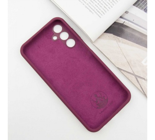 Чохол Silicone Cover Lakshmi Full Camera (AAA) with Logo для Samsung Galaxy A54 5G Бордовий / Plum