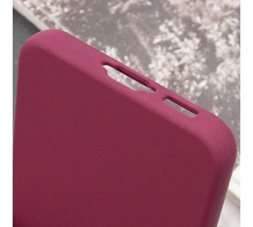 Чохол Silicone Cover Lakshmi Full Camera (AAA) with Logo для Samsung Galaxy A54 5G Бордовий / Plum