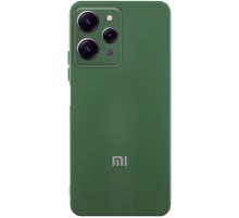 Чохол Silicone Cover Lakshmi Full Camera (AAA) with Logo для Xiaomi Redmi 12 Зелений / Cyprus Green