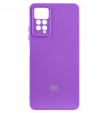 Чохол Silicone Cover Lakshmi Full Camera (AAA) with Logo для Xiaomi Redmi Note 11 Pro 4G / 12 Pro 4G Фіолетовий / Amethyst