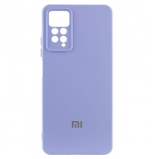 Чохол Silicone Cover Lakshmi Full Camera (AAA) with Logo для Xiaomi Redmi Note 11 Pro 4G / 12 Pro 4G Бузковий / Dasheen
