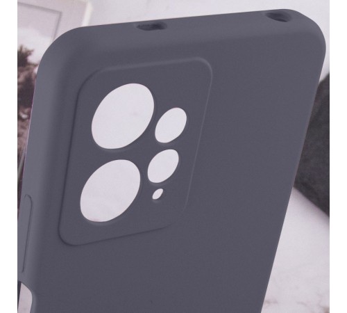 Чохол Silicone Cover Lakshmi Full Camera (AAA) with Logo для Xiaomi Redmi Note 12 4G Сірий / Dark Gray Чохол Silicone Cover Lakshmi Full Camera (AAA) with Logo для Xiaomi Redmi Note 12 4G Сірий / Dark Gray