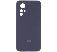 Чохол Silicone Cover Lakshmi Full Camera (AAA) with Logo для Xiaomi Redmi Note 12S Сірий / Dark Gray