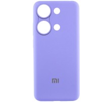 Чохол Silicone Cover Lakshmi Full Camera (AAA) with Logo для Xiaomi Redmi Note 13 Pro 4G Бузковий / Dasheen