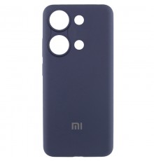 Чохол Silicone Cover Lakshmi Full Camera (AAA) with Logo для Xiaomi Redmi Note 13 Pro 4G Темно-синій / Midnight blue