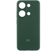 Чохол Silicone Cover Lakshmi Full Camera (AAA) with Logo для Xiaomi Redmi Note 13 Pro 4G Зелений / Cyprus Green