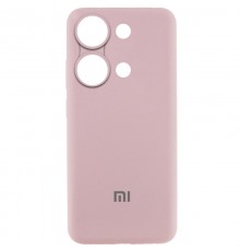 Чохол Silicone Cover Lakshmi Full Camera (AAA) with Logo для Xiaomi Redmi Note 13 Pro 4G Рожевий / Pink Sand