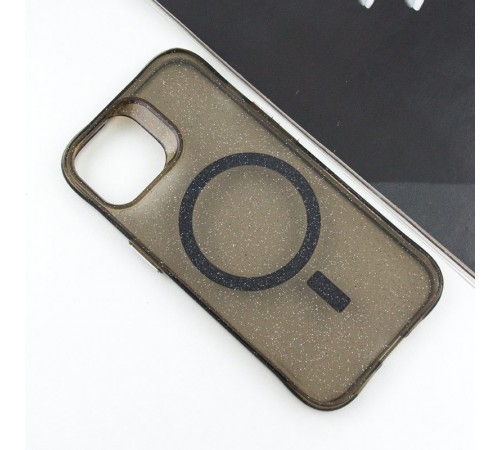 Чохол TPU Radiance with MagSafe для Apple iPhone 15 (6.1") Black